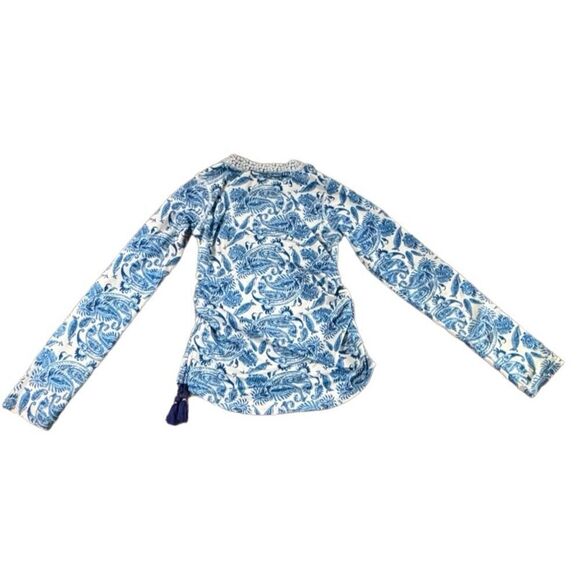 EUC big Girls Cabana Life Rash Guard beach top Resort Wear Sz 14 - Picture 3 of 10